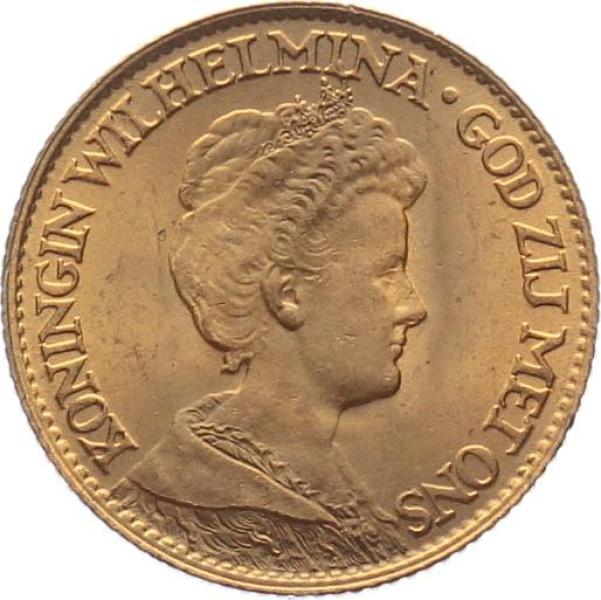 Niederlande 10 Gulden 1917 - Wilhelmina